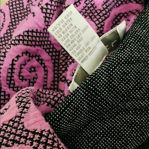 RAFAEL SPORT Fuschia Rose Print Full Zip Athletic Jacket Size Small - Picture 9 of 14